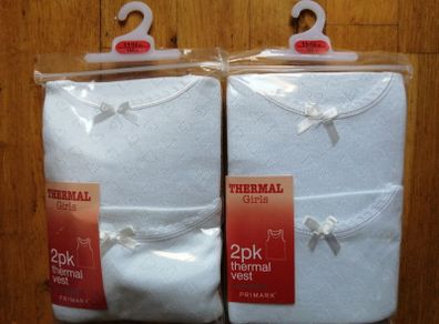 Girls thermal vests