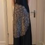 Silk Long Black&White Dress Image 3