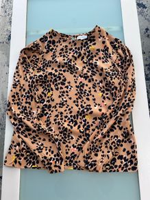 Leopard print blouse  from warehouse