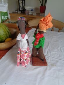 Costume Dolls x 2 from the Caribbean for Sale