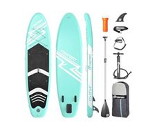 FBSPORT 11' Premium Stand Up Paddle Board - SUP Board - Mint Green
