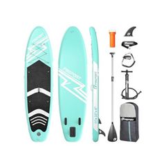 FBSPORT 11' Premium Stand Up Paddle Board - SUP Board - Mint Green