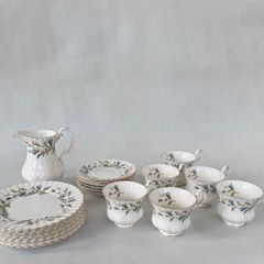 Royal Albert 'Brigadoon' Bone China Part Tea Service - 23 Pieces