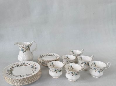 Royal Albert 'Brigadoon' Bone China Part Tea Service - 23 Pieces