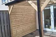 pergolas and covered side entrances