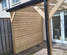 pergolas and covered side entrances