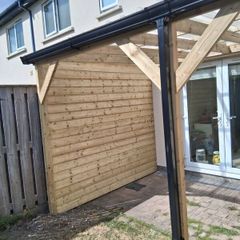 pergolas and covered side entrances