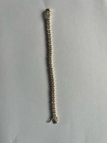 14k Cubic Zirconia tennis bracelet