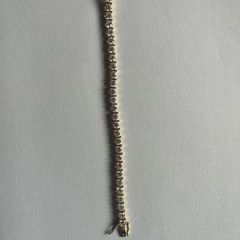 14k Cubic Zirconia tennis bracelet