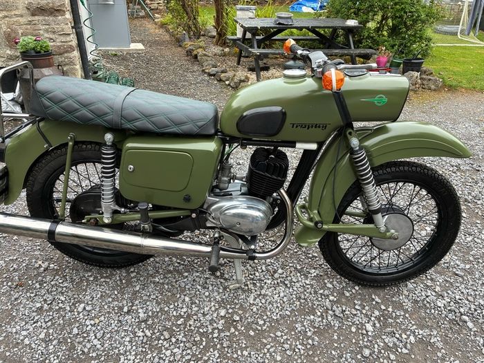 Vintage MZ 2 Stroke Bike. MINT