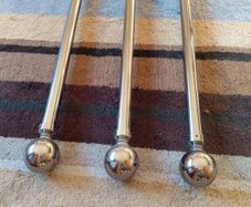 3 x 6ft curtain poles