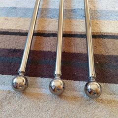3 x 6ft curtain poles