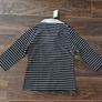 TT Rottfield Stripe top with open collar in black/white s. XL Image 5