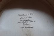 Vintage GA Dunn Boater Straw Hat.