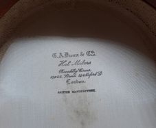 Vintage GA Dunn Boater Straw Hat.
