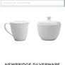 Newbridge silverware Whiteware Cream & Sugar set Image 5