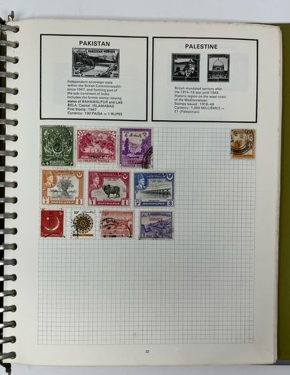 Collection: Used world collection In New World Stamp Album