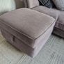 3 Seater sofa with footstool (with storage) NEED GONE TODAY Image 4