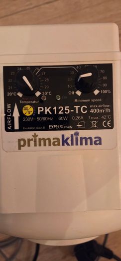 Prima Klima Radial Ventilator