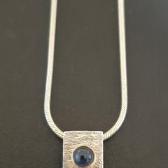 Sterling Silver & Gold Pendant