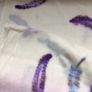 Morgan  Oates designer  Wool Scarf cream and lilac Image 2