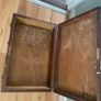 antique wooden suitcase Image 3