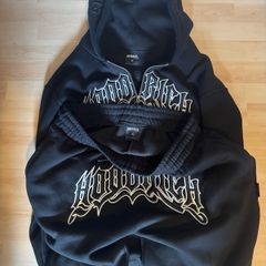 Hoodrich Full Tracksuit - Black/White - Size XL (Excellent Condition)