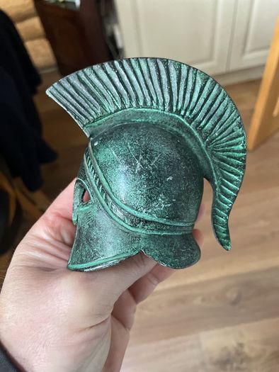 Steel Helmet Ornament.