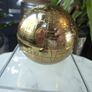 Rare Vintage 1950s Pygmalion Globe Powder Compact, Gilt World Map, Original Sifter and Puffer. Unused Condition. Image 10