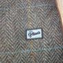Men's Vickers 1919 Boston quilted tweed jacket in a grey herringbone checked pattern Image 7