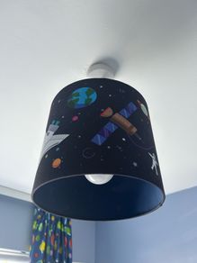 Space Lampshade for kids bedroom