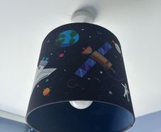 Space Lampshade for kids bedroom
