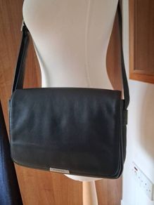 Fossil Soft Genuine Leather Crossbody/Shoulder Bag in Black