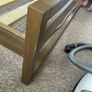 harvey norman solid wood king size bed frame! Image 6
