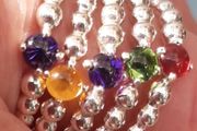New genuine pandora birthstone ring