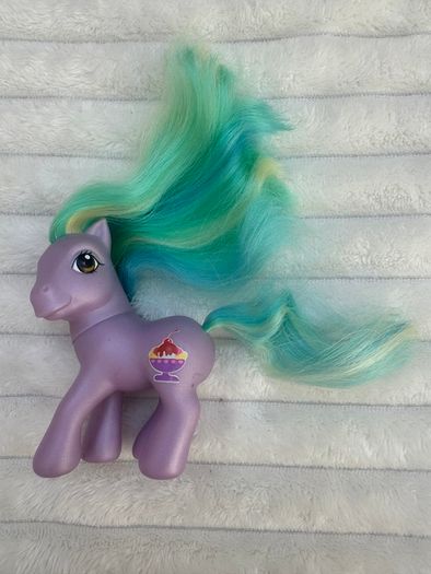 Vintage G3 My Little Pony Hasbro Lickity-Split Purple Body 2002 Used Please see pictures