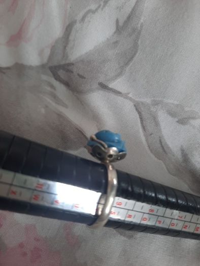 vintage sterling silver rose ring