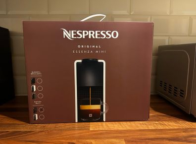Brand new Nespresso Essenza Mini Black (Matt) coffee machine - Original / Regular capsules.