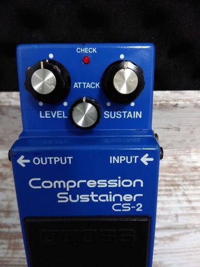 BOSS CS-2 - Vintage Compression Sustainer (Black Label, MIJ, ACA-12V).