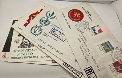 Malta Fist Day Cover Stamps Envelope One Unusued See Pictures