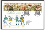 1995 Great Britain Shakespearean Musicians Commemorative Stamps Addressed First Day Cover FDC)