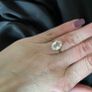 Beautiful 9ct yellow gold white topaz ring Image 6