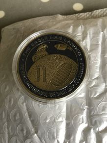 NASA Moon Landing coin - One small step