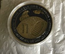 NASA Moon Landing coin - One small step