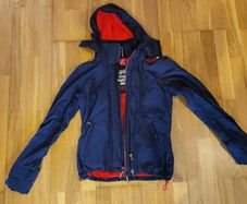 SuperDry Windcheater Navy and Orange Jacket (S)