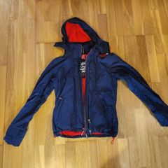 SuperDry Windcheater Navy and Orange Jacket (S)