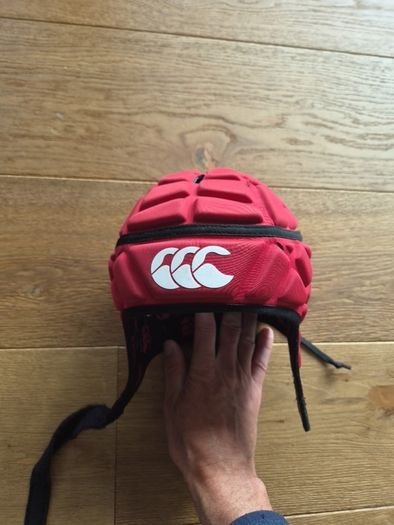 Canterbury Adult Unisex Raze Rugby Full Coverage, Soft-Edged Chin, Foam Padding Headguard, and size M
