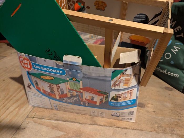 playtive zoo enclosures wooden set play