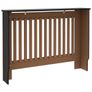 Radiator Cover Black 112x19x81.5 cm MDF Image 6