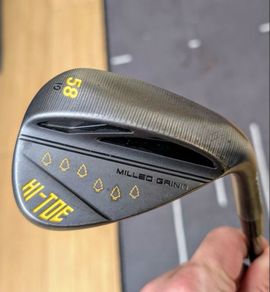 Custom Taylormade high toe wedge